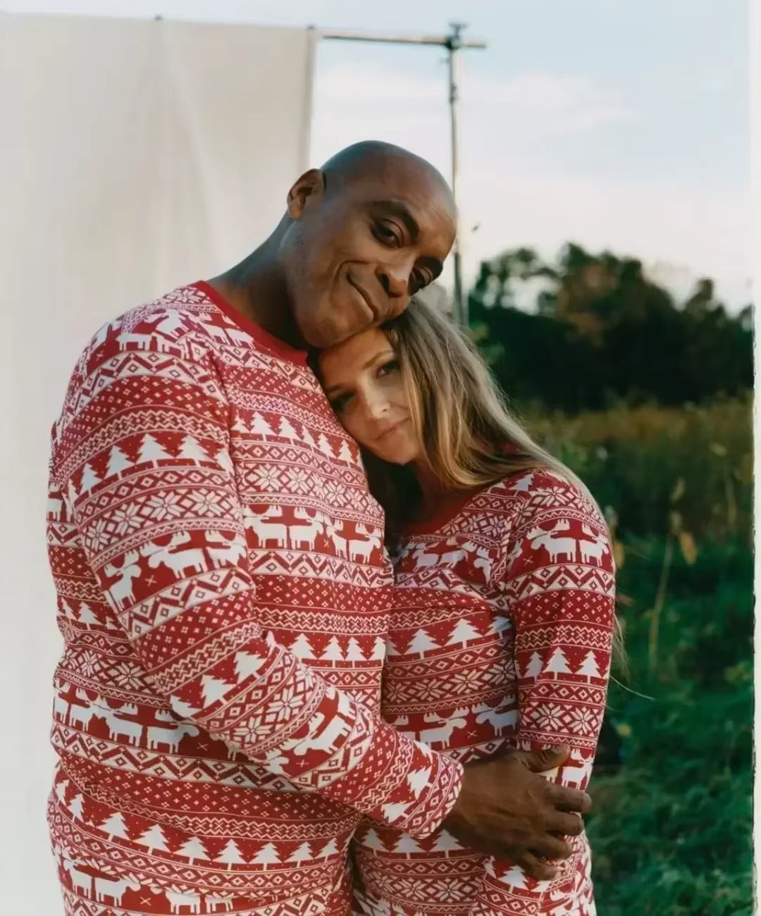 2025 New Christmas Pajamas Set for Family Mother Father Kids Matching Clothing Baby&Dog Romper Pjs Xmas Look Loose Soft Outfits